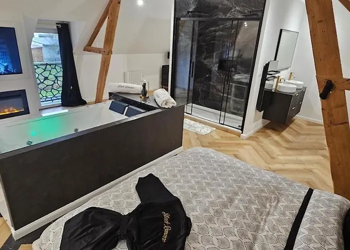 公寓 Black Romance Yville-Sur-Seine